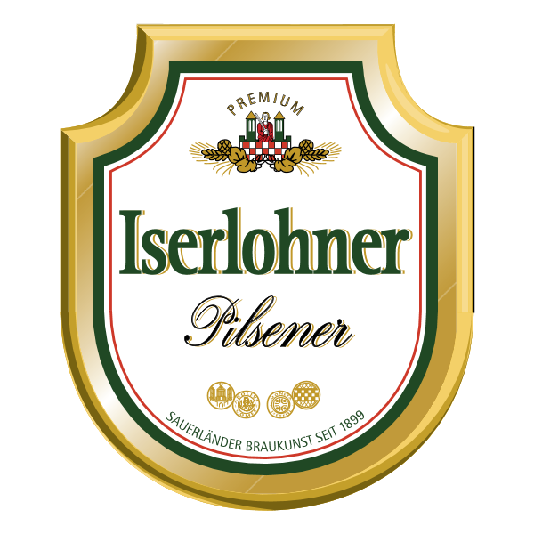 Iserlohner Pilsener ,Logo , icon , SVG Iserlohner Pilsener