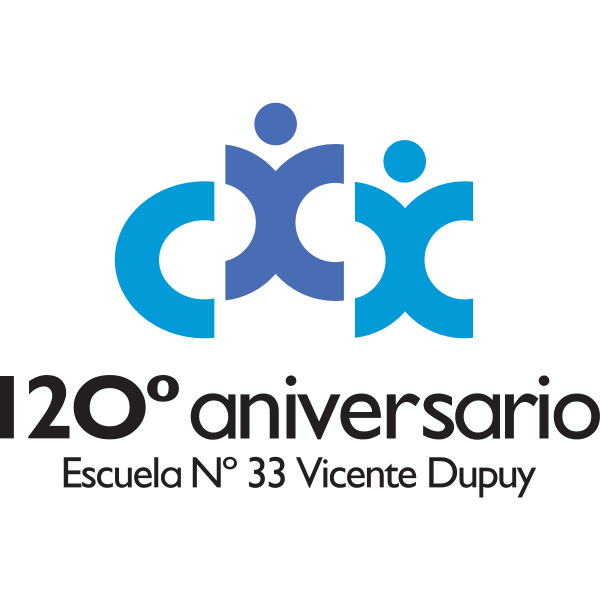 ISOLOGO 120º ANIVERSARIO ESCUELA VICENTE DUPUY Logo