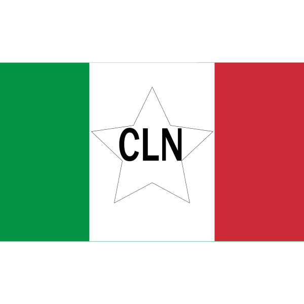 ITALIAN ANTI-FASCIST MOVEMENT FLAG Logo