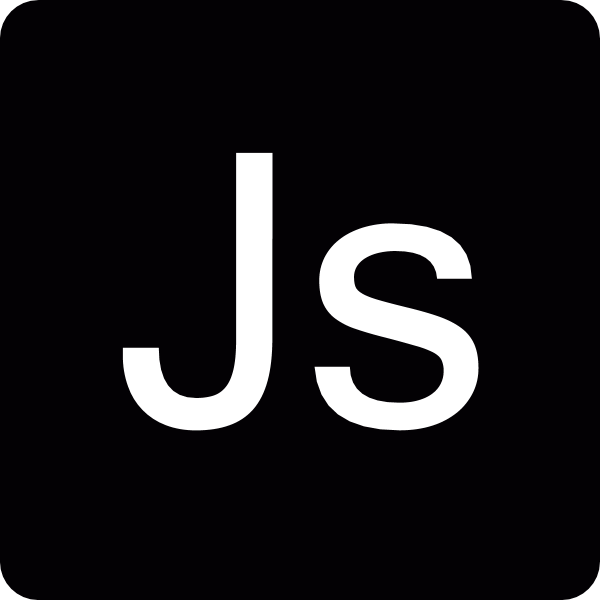 javascript icon black
