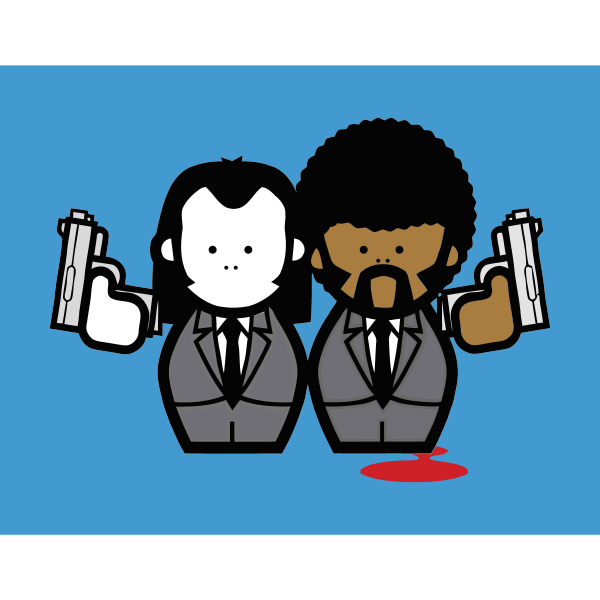 joules and Vincent Pulp Fiction Logo ,Logo , icon , SVG joules and Vincent Pulp Fiction Logo