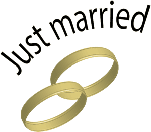 Just married Logo