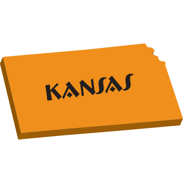 KANSAS MAP Logo ,Logo , icon , SVG KANSAS MAP Logo