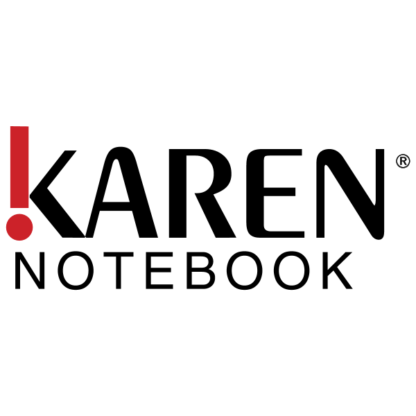 Karen Notebook ,Logo , icon , SVG Karen Notebook