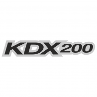 Kawasaki Kdx 200 Logo ,Logo , icon , SVG Kawasaki Kdx 200 Logo