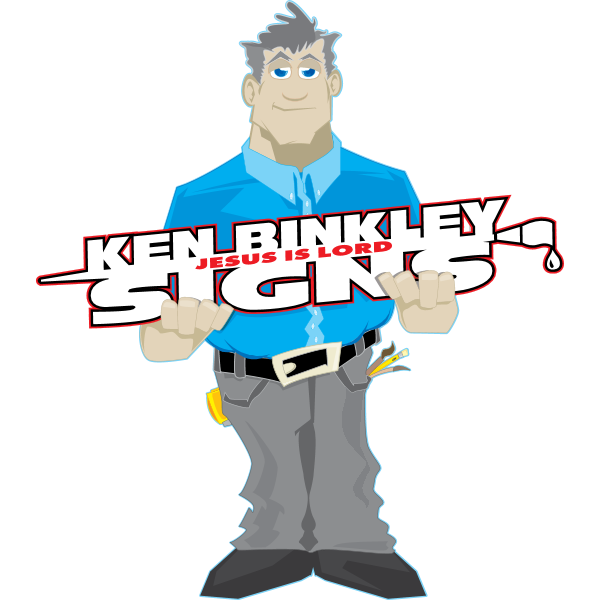 KEN BINKLEY SIGN CO CHARACTER Logo ,Logo , icon , SVG KEN BINKLEY SIGN CO CHARACTER Logo