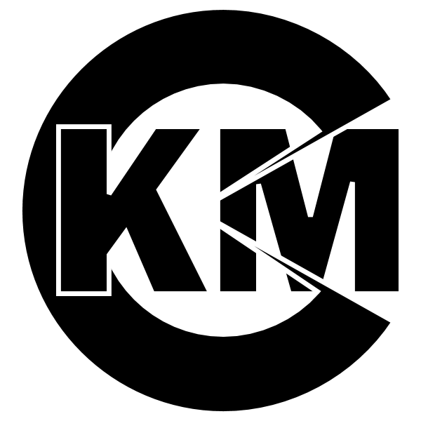 KM ,Logo , icon , SVG KM