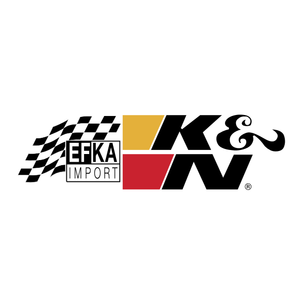 K&N EFKA Import ,Logo , icon , SVG K&N EFKA Import