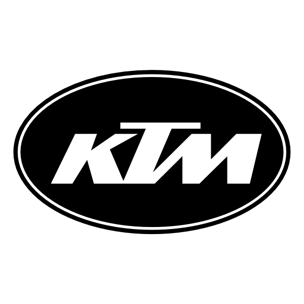 KTM LOGO-CUT-BLACK sticker - MXG.ONE - Best moto decals