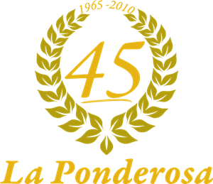 La Ponderosa 45 Aniversario Logo ,Logo , icon , SVG La Ponderosa 45 Aniversario Logo