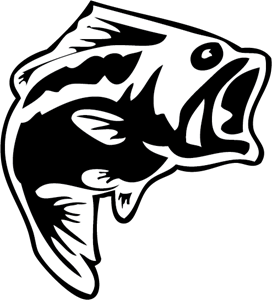 large mouth bass Logo