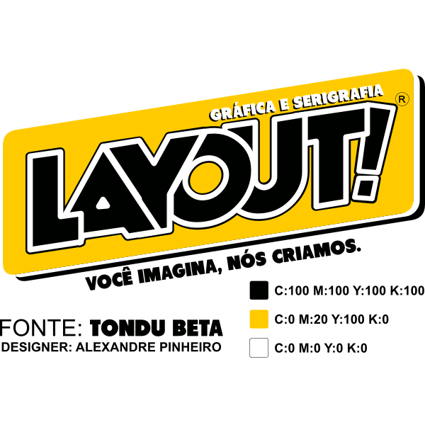 Layout Gráfica e Serigrafia Logo