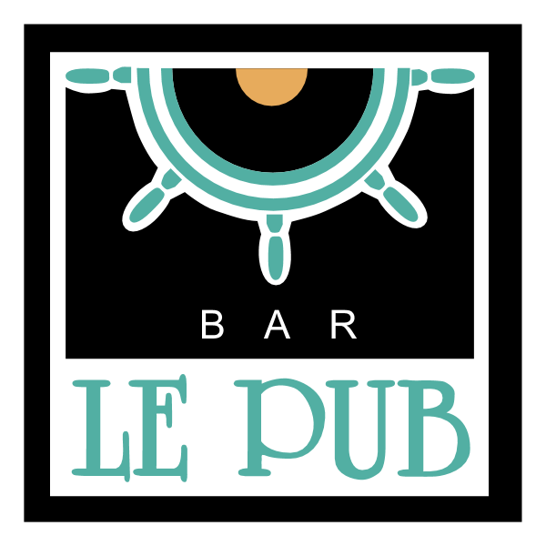 Le Pub ,Logo , icon , SVG Le Pub