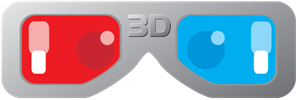 Lentes 3D Estereoscopia Logo