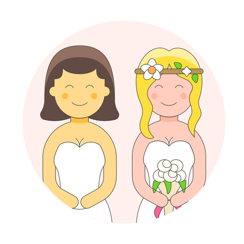 lesbian gowns 2 ,Logo , icon , SVG lesbian gowns 2
