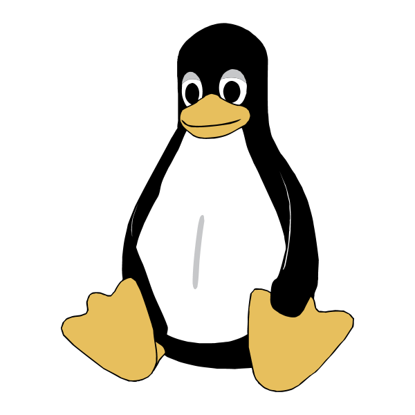 Linux Tux ,Logo , icon , SVG Linux Tux