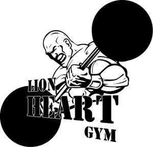 Lion Heart Gym Logo ,Logo , icon , SVG Lion Heart Gym Logo