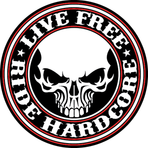 Live Free Ride Hardcore Logo