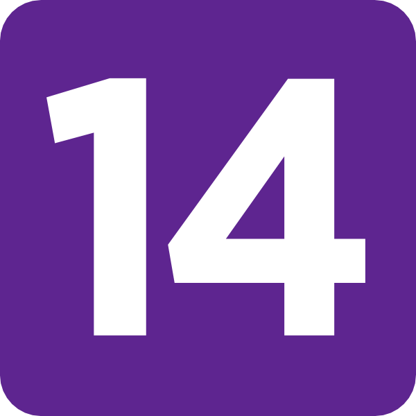 Logo IdFM Métro 14