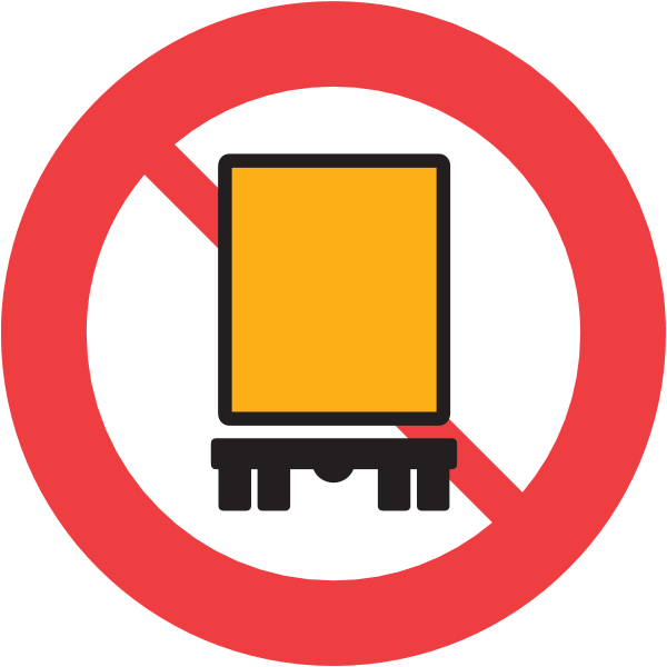 Access forbidden road sign icon, cartoon style 14318791 Vector Art