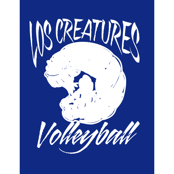 Los Creatures Volleyball Logo