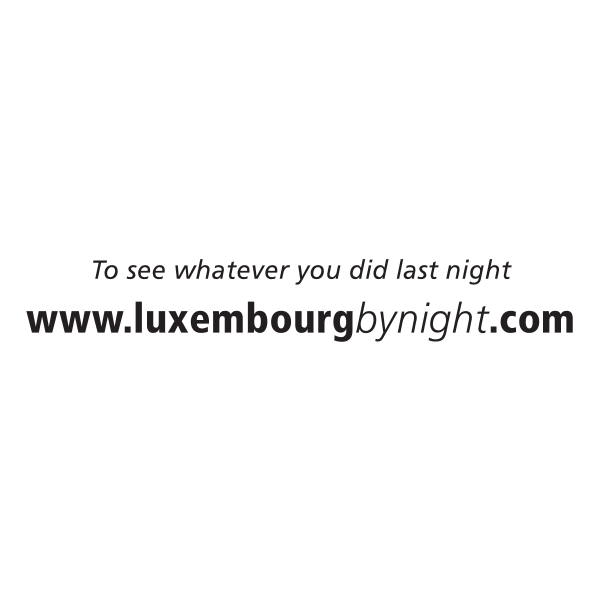Luxembourg by Night Logo ,Logo , icon , SVG Luxembourg by Night Logo