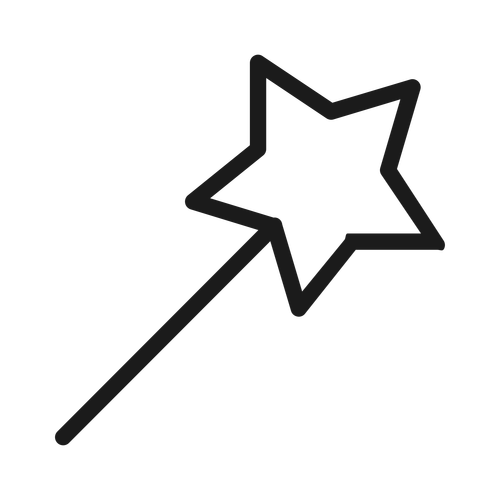magic wand ,Logo , icon , SVG magic wand