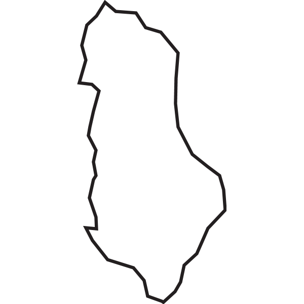 MAP OF ALBANIA Logo
