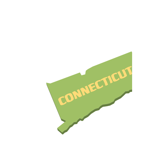 MAP OF CONNECTICUT Logo