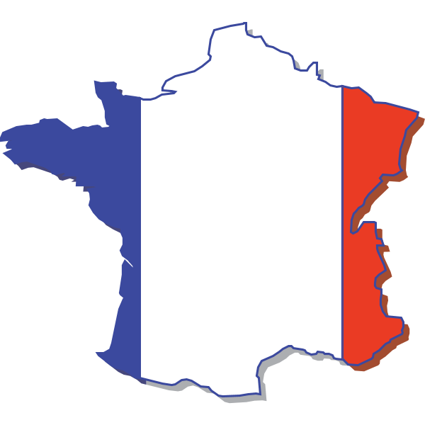 MAP OF FRANCE Logo ,Logo , icon , SVG MAP OF FRANCE Logo