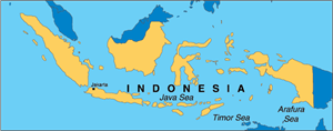 MAP OF INDONESIA Logo