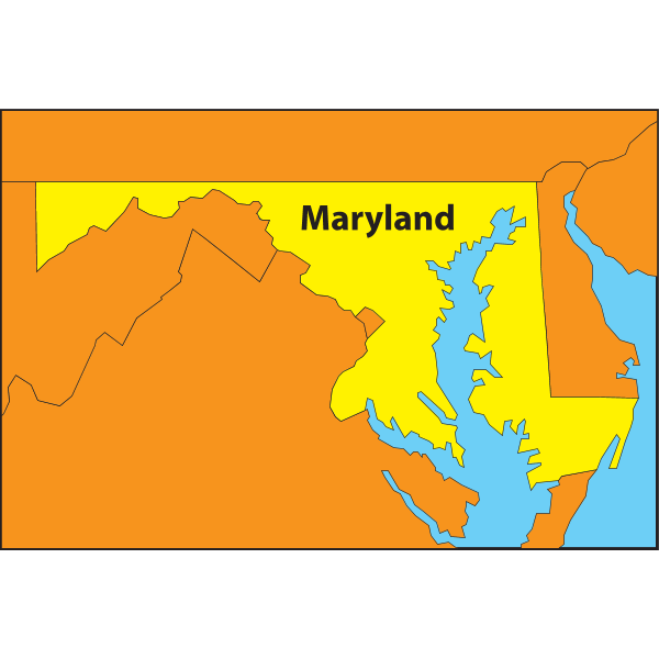 MAP OF MARYLAND Logo