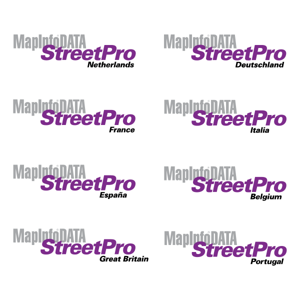 MapInfo Data StreetPro