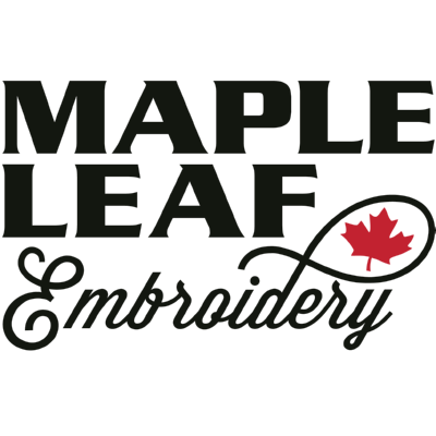 Maple Leaf Embroidery Logo ,Logo , icon , SVG Maple Leaf Embroidery Logo