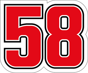 Marco Simoncelli 58 Logo ,Logo , icon , SVG Marco Simoncelli 58 Logo