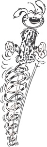 Marsupilami Jumping Logo ,Logo , icon , SVG Marsupilami Jumping Logo