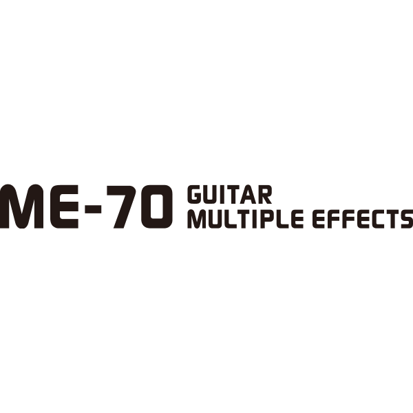 ME-70 Guitar Multiple Effects Logo ,Logo , icon , SVG ME-70 Guitar Multiple Effects Logo