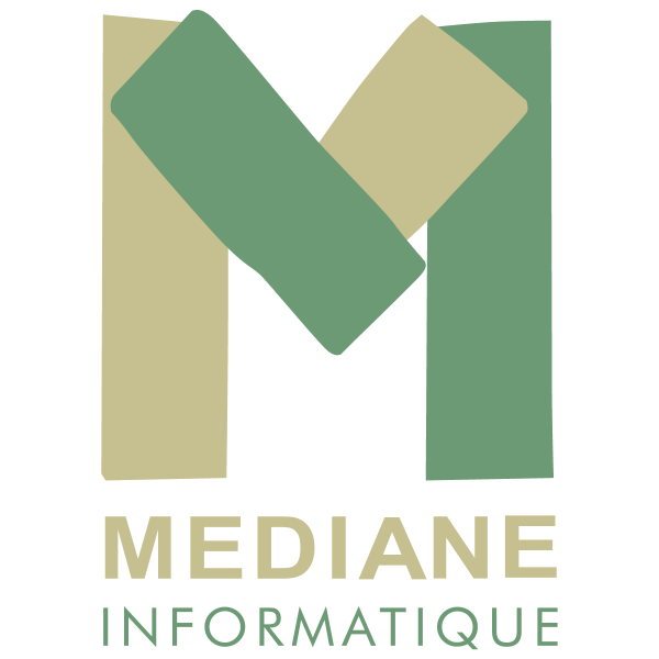 Mediane Informatique ,Logo , icon , SVG Mediane Informatique
