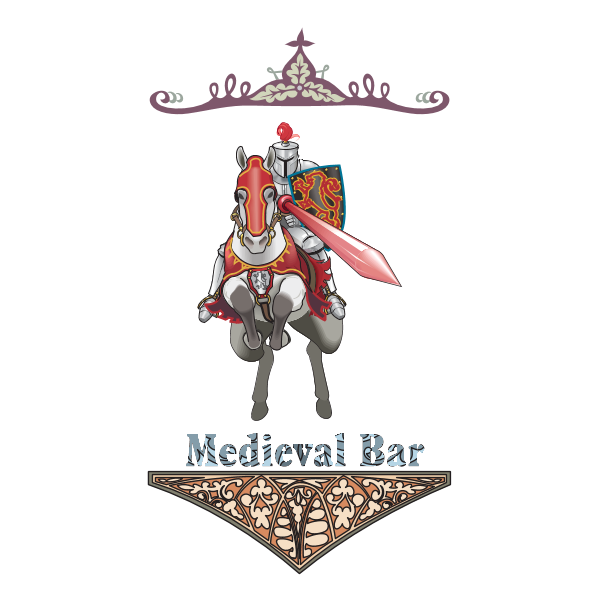Medieval Bar Logo ,Logo , icon , SVG Medieval Bar Logo