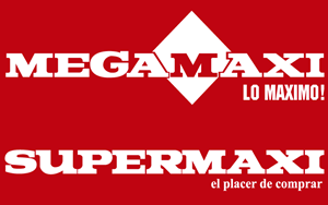 Megamaxi & Supermaxi fondo rojo Logo ,Logo , icon , SVG Megamaxi & Supermaxi fondo rojo Logo