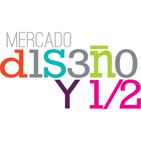 Mercado Diseño y 1/2 Logo ,Logo , icon , SVG Mercado Diseño y 1/2 Logo