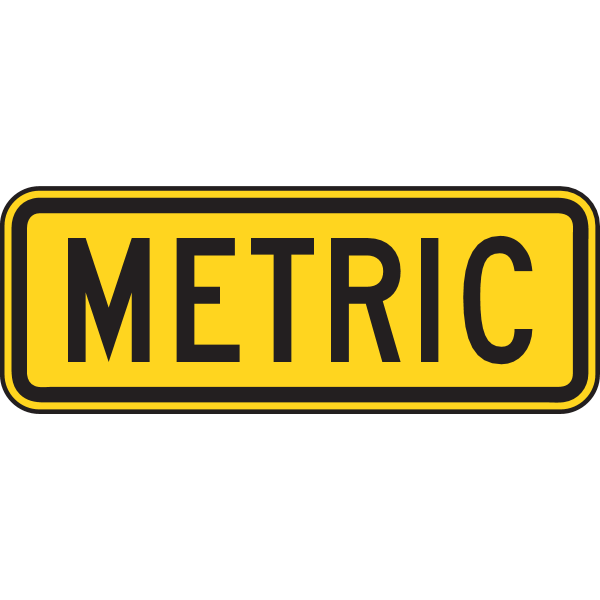 METRIC TRAFFIC SIGN Logo ,Logo , icon , SVG METRIC TRAFFIC SIGN Logo
