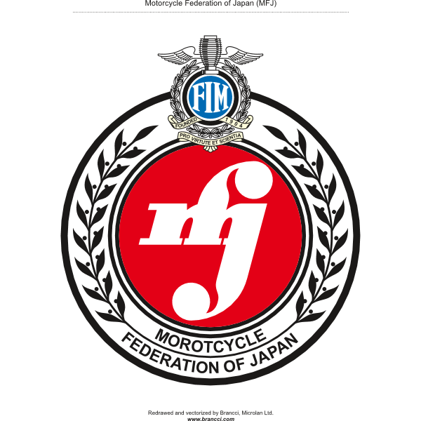 MFJ – Motorcycle federation of Japan Logo