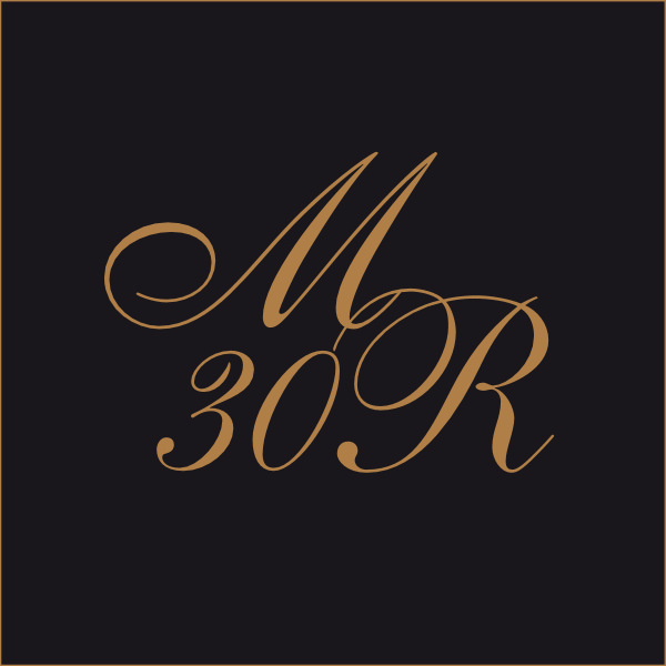 Michel Rostang 30 ans Logo