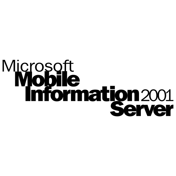 Microsoft Mobile Information Server 2001 ,Logo , icon , SVG Microsoft Mobile Information Server 2001