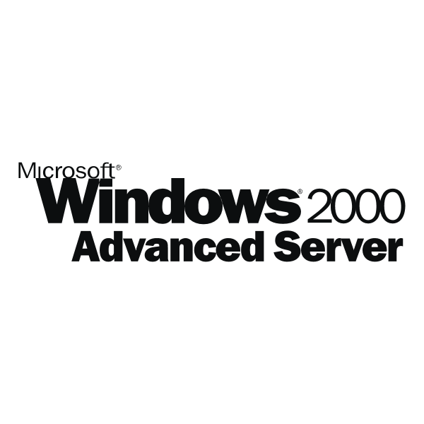 Microsoft Windows 2000 Advanced Server ,Logo , icon , SVG Microsoft Windows 2000 Advanced Server