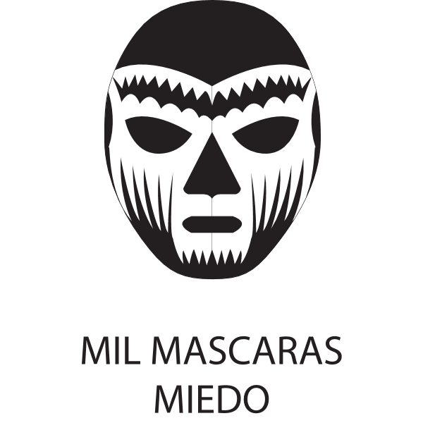 MIL MASCARAS (modelo miedo) Logo ,Logo , icon , SVG MIL MASCARAS (modelo miedo) Logo