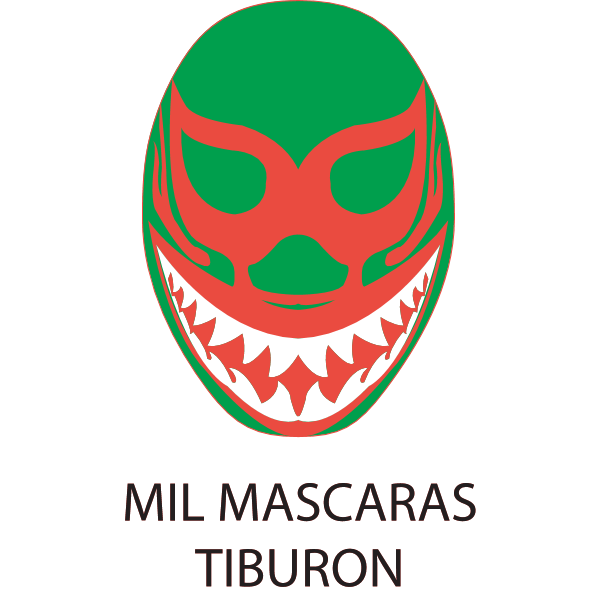 MIL MASCARAS (modelo tiburón) Logo ,Logo , icon , SVG MIL MASCARAS (modelo tiburón) Logo