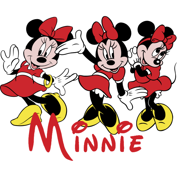 Minnie ,Logo , icon , SVG Minnie