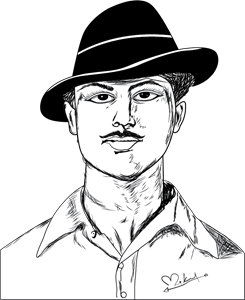 MK Bhagat Singh Logo ,Logo , icon , SVG MK Bhagat Singh Logo